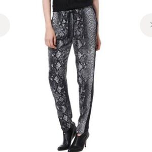 Rebecca Taylor python drawstring pants size 6